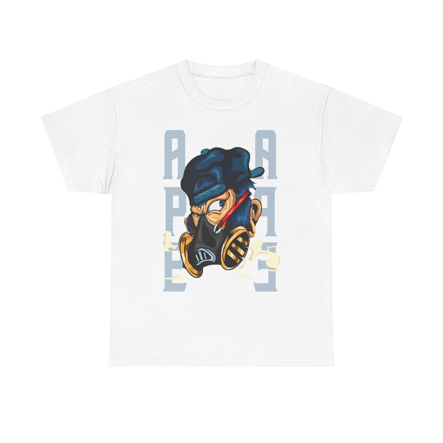 Bold Graphic Unisex Heavy Cotton Tee - Street Art Vibe