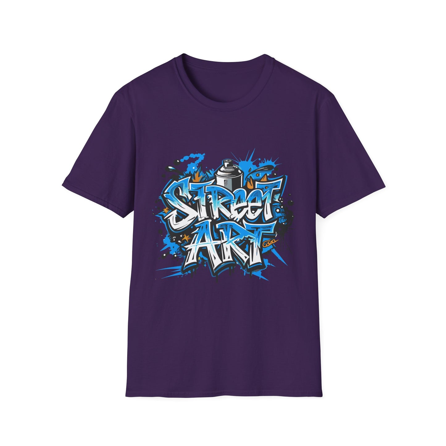 Street Art T-Shirt | Unisex Softstyle Tee, Graffiti Shirt, Urban Vibe Apparel, Casual Streetwear, Gift for Art Lovers