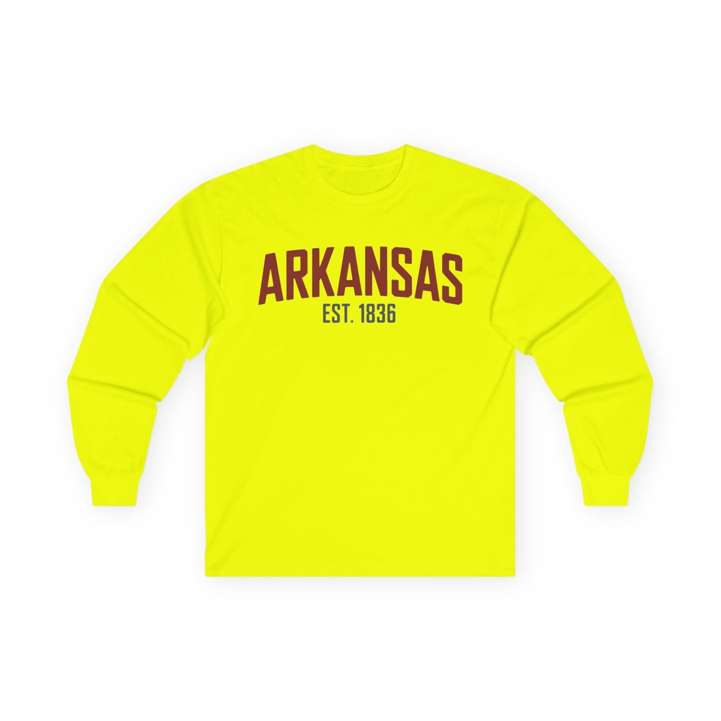 Arkansas Est. 1836 Long Sleeve Tee