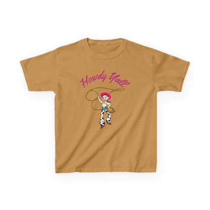 Howdy Y'all Kids Tee - Fun Western Style Cotton T-Shirt for Kids