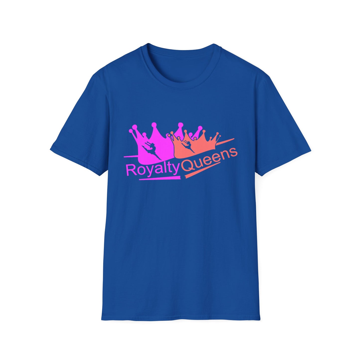 Royalty Queens Unisex Softstyle T-Shirt - Comfortable Casual Tee for Women, Birthday Gift, Queen Vibes, Party Wear, Empowerment Shirt