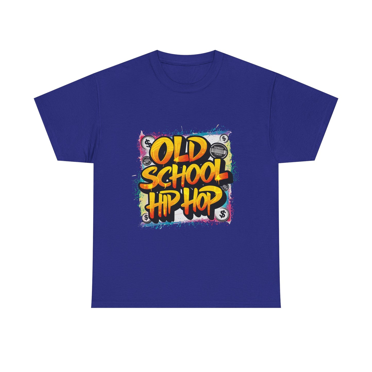 Old School Hip Hop Unisex Heavy Cotton Tee, Retro Streetwear Shirt, Gift for Music Lovers, Vintage Hip Hop Apparel, Cool Graphic Tee