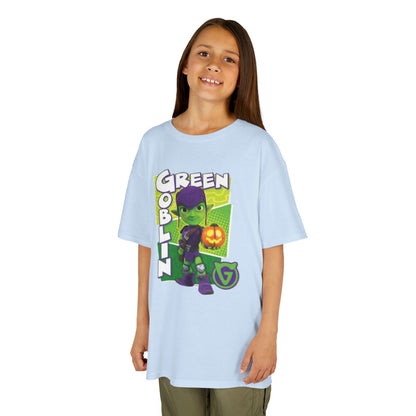 Kids Green Goblin Tee - Fun Halloween T-Shirt for Kids