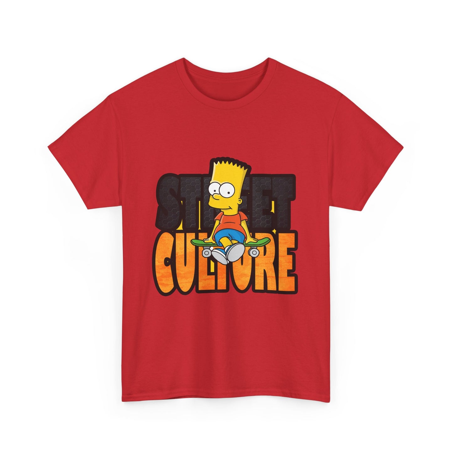 Retro Bart Simpson Unisex Heavy Cotton Tee - Street Culture Vibe