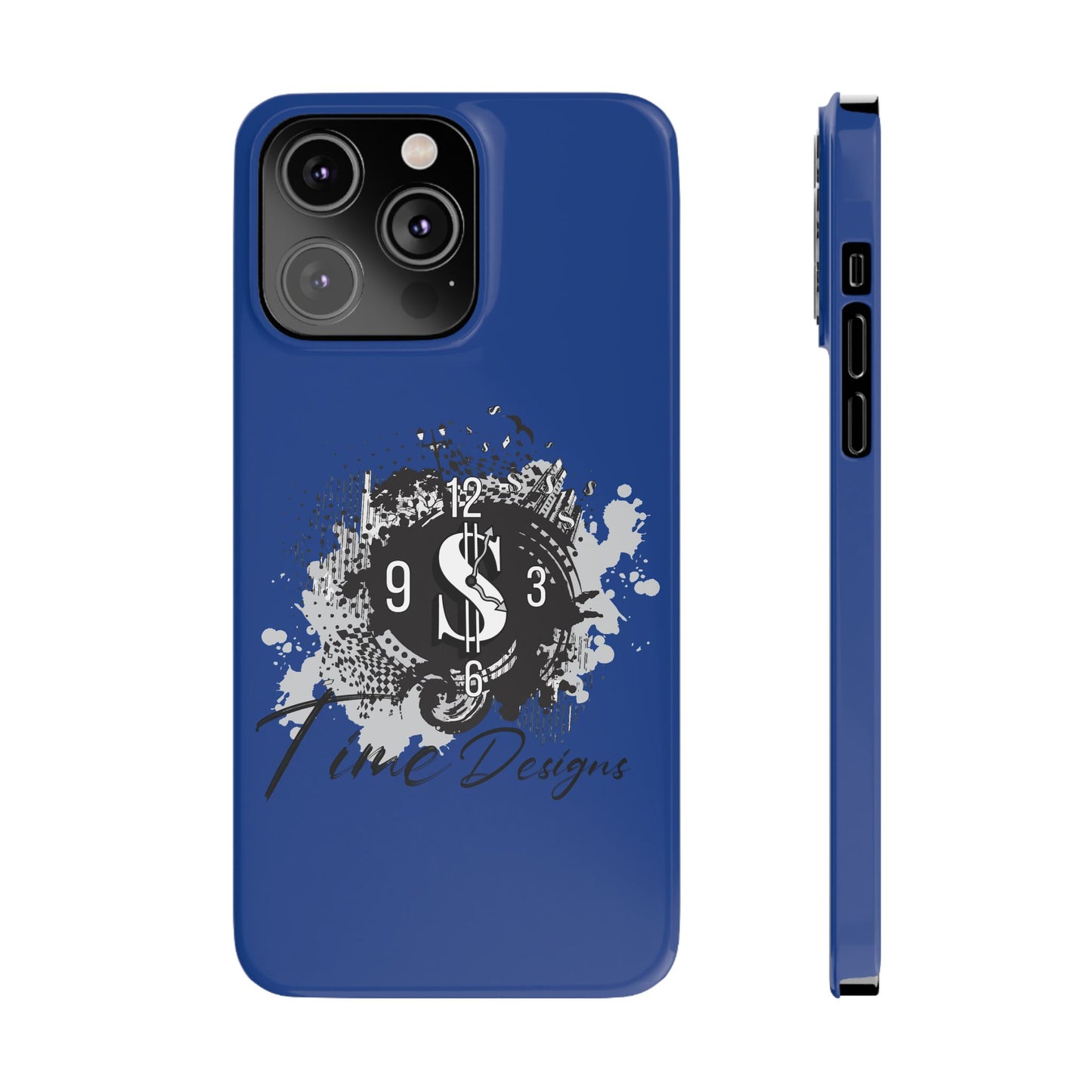 Stylish Dollar Clock Slim Phone Case | Time Designs