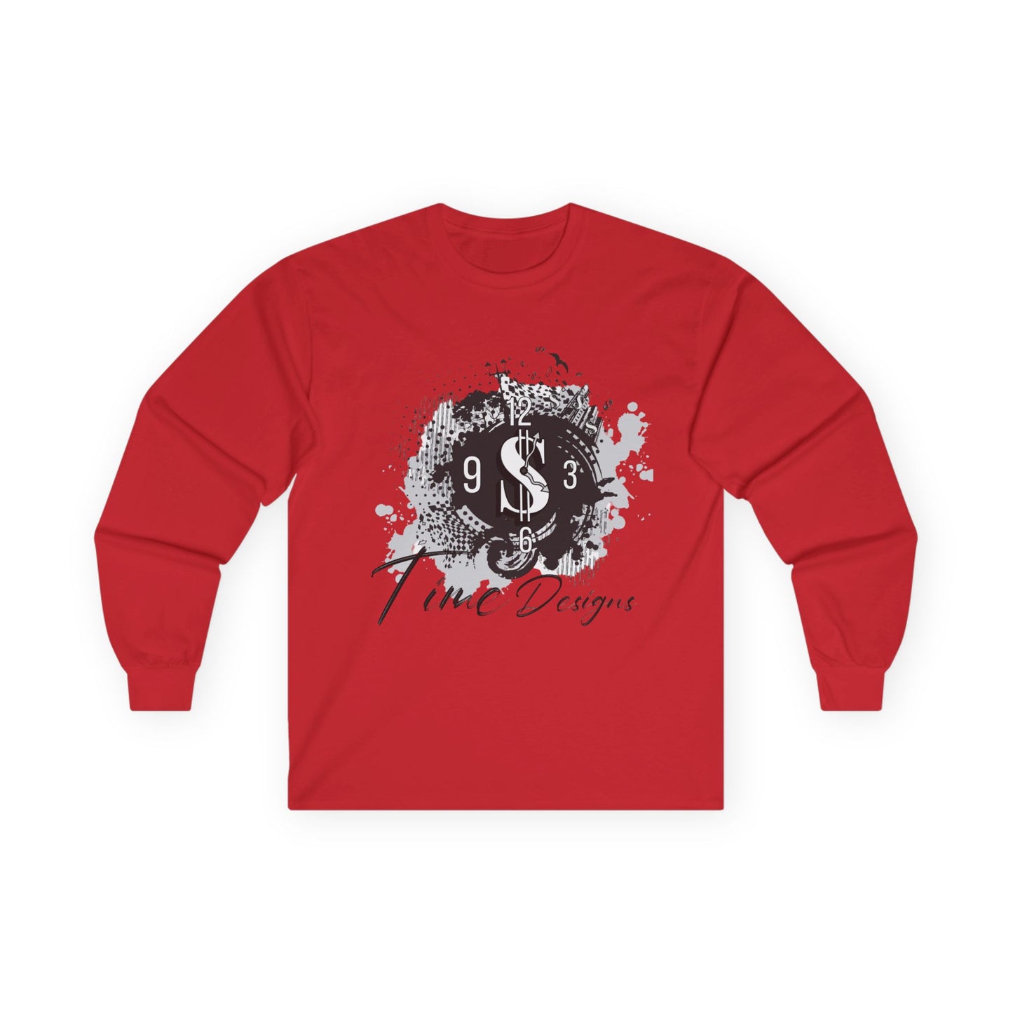 Money Symbol Long Sleeve Tee for Trendsetters