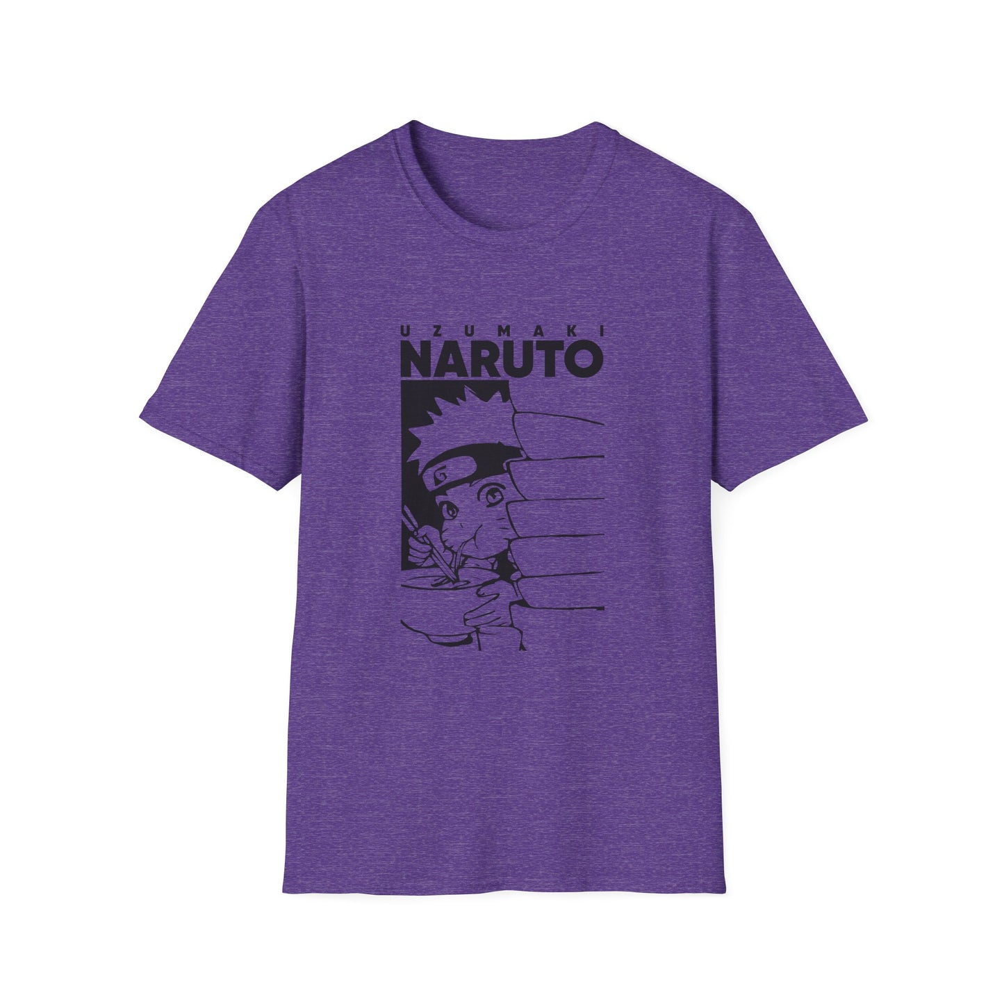 Naruto Unisex Softstyle T-Shirt - Fun Anime Graphic Tee for Fans
