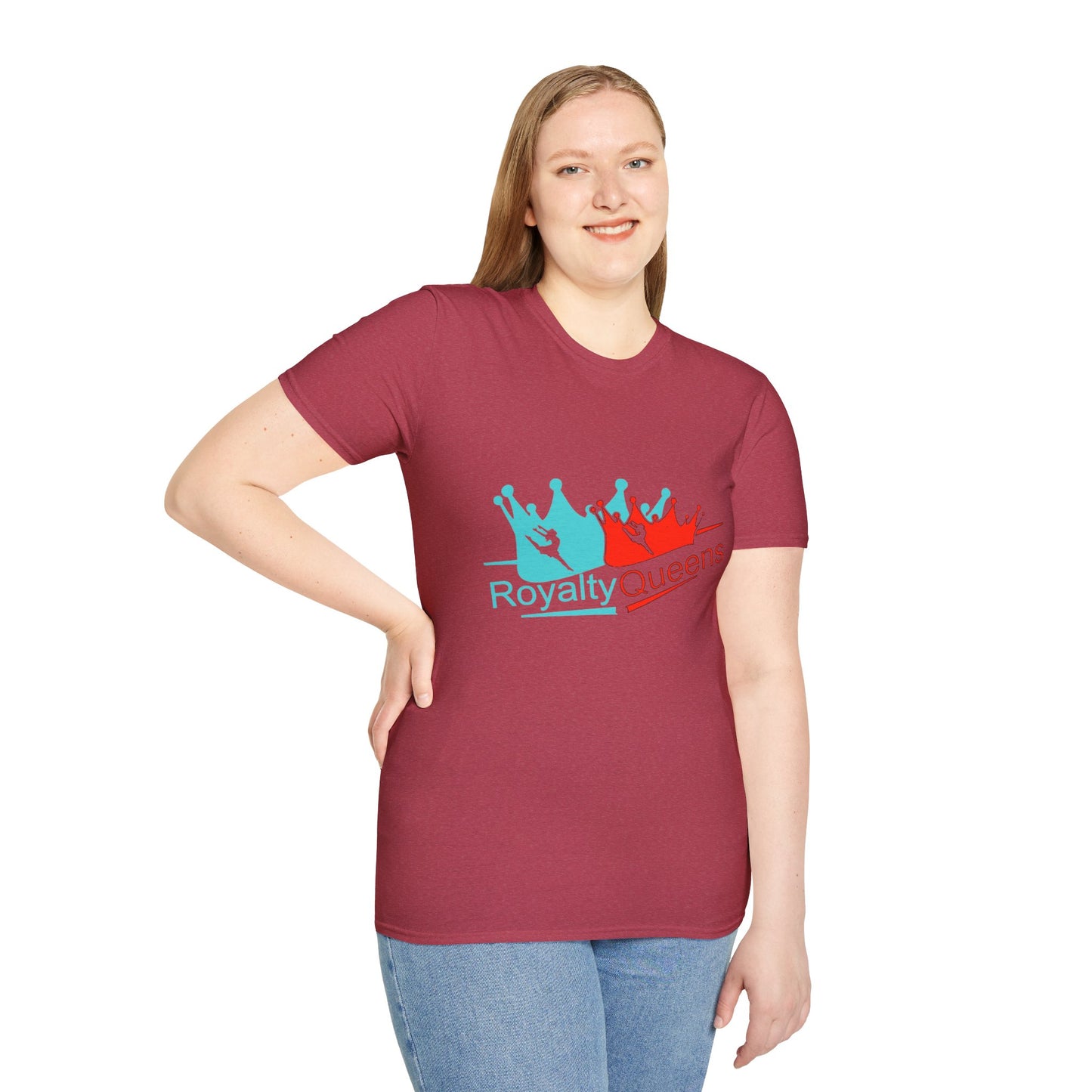 Royalty Queens Unisex Softstyle T-Shirt - Empowering Graphic Tee for Celebrations and Everyday Wear