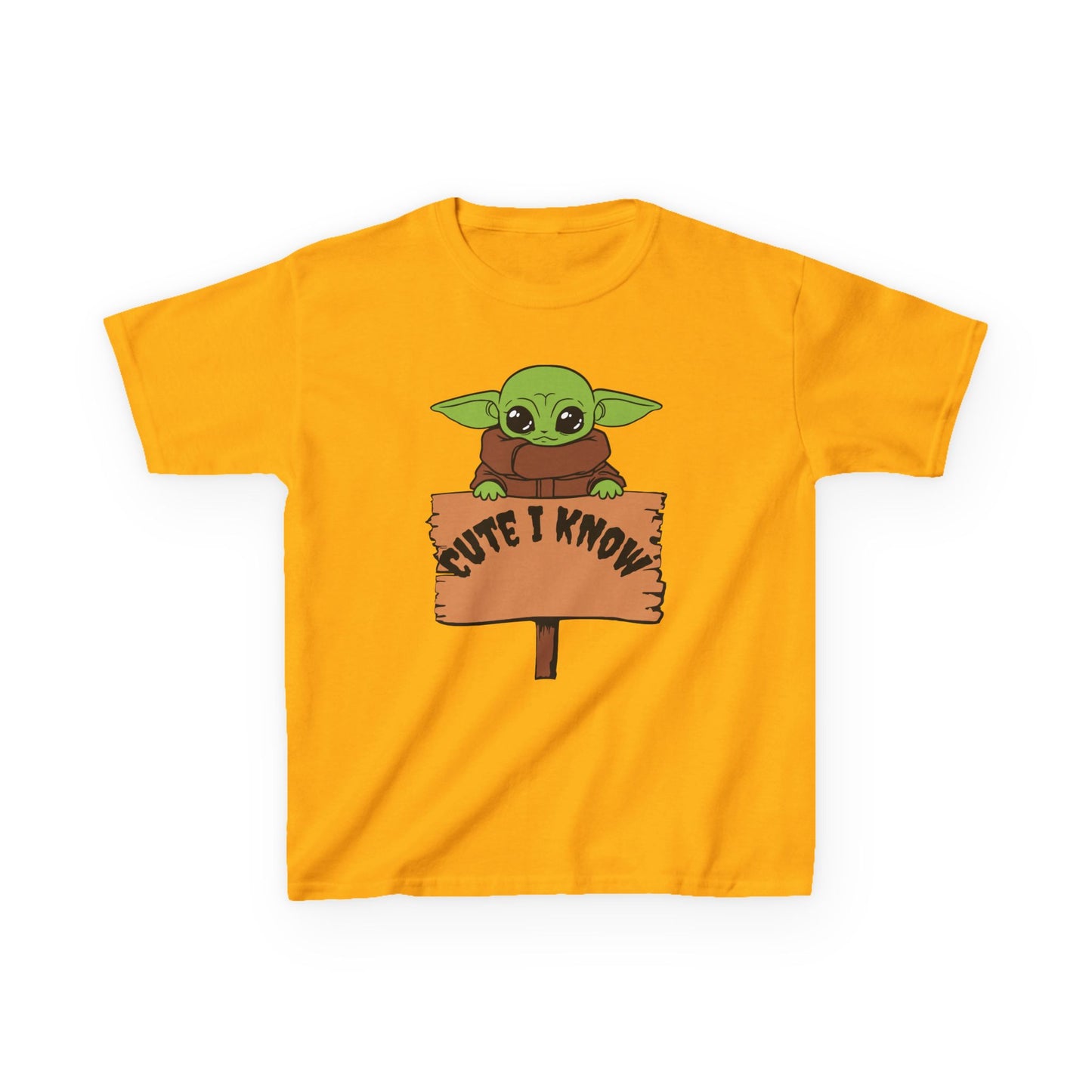 Cute Baby Alien Kids Tee - "Cute I Know" Design for Trendy Kids
