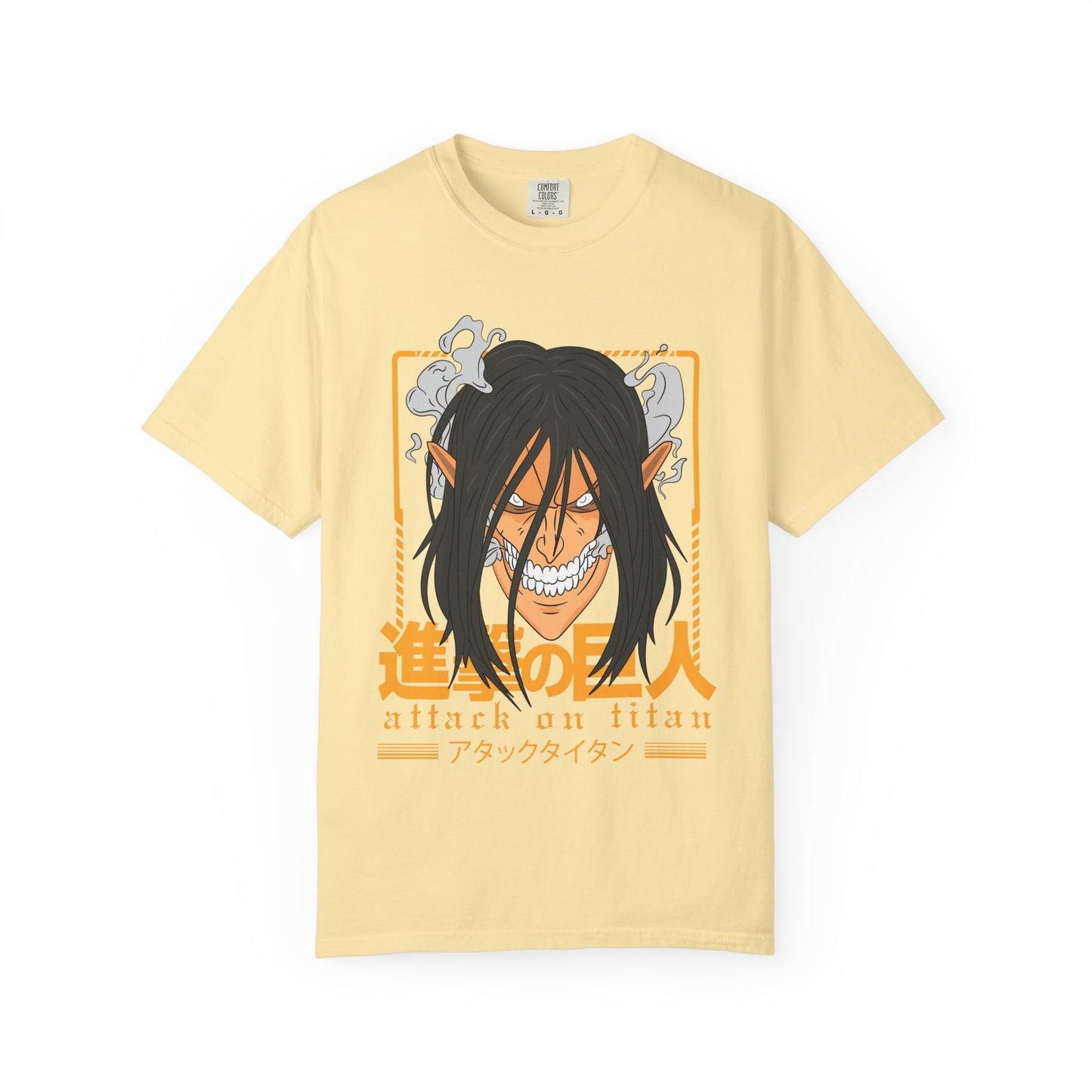 Attack on Titan Unisex Garment-Dyed T-shirt | Manga Fans Shirt | Anime Apparel | Comic Con Gift | Casual Wear | Unique Gift
