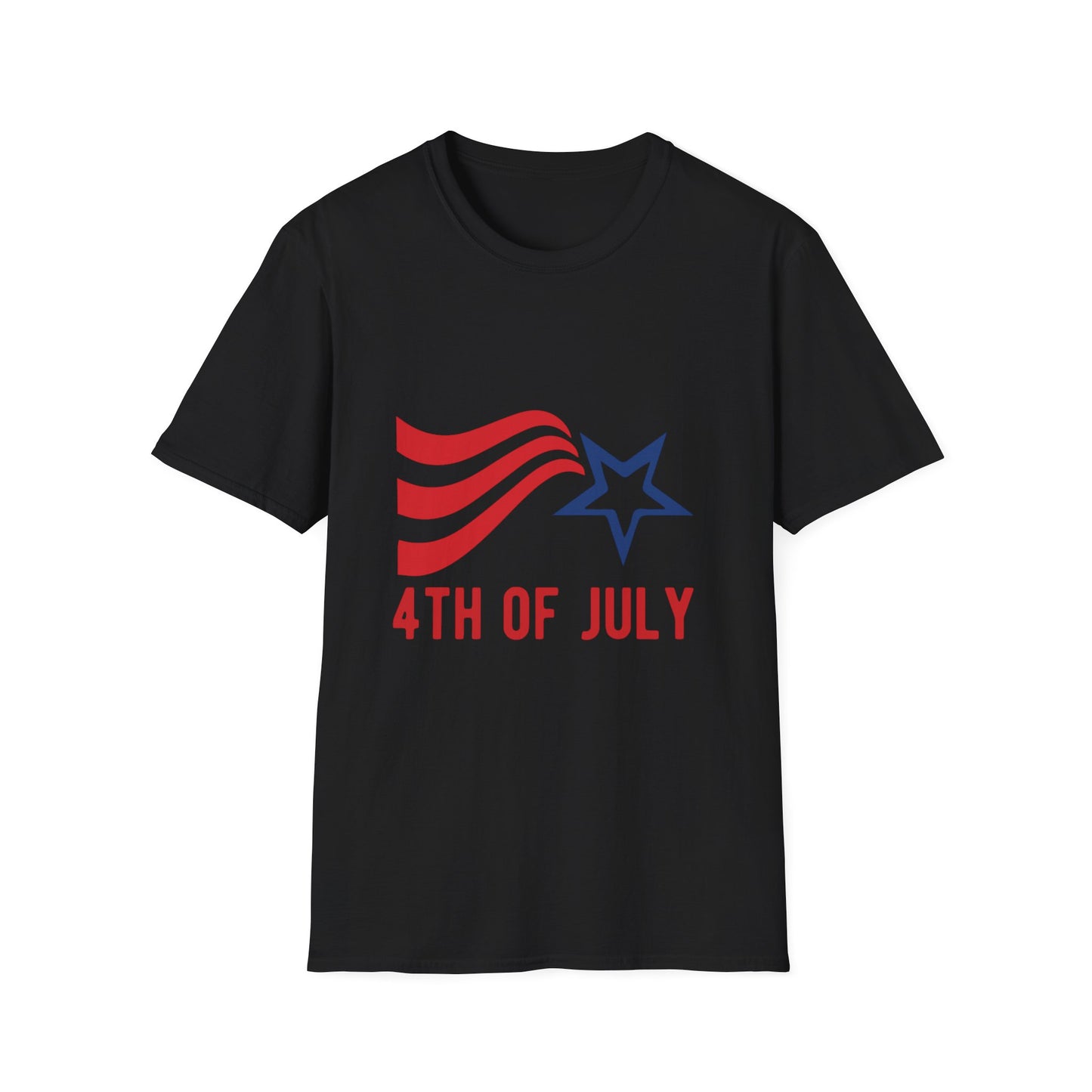 Patriotic 4th of July Unisex T-Shirt, Independence Day Shirt, USA Shirt, Casual Summer Tee, Red White Blue Celebration Tee