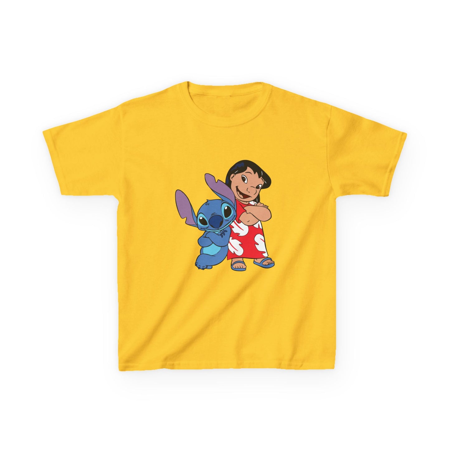 Kids Hawaiian Style T-Shirt with Stitch and Lilo