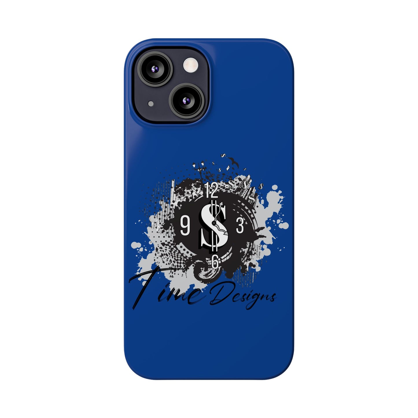 Stylish Dollar Clock Slim Phone Case | Time Designs