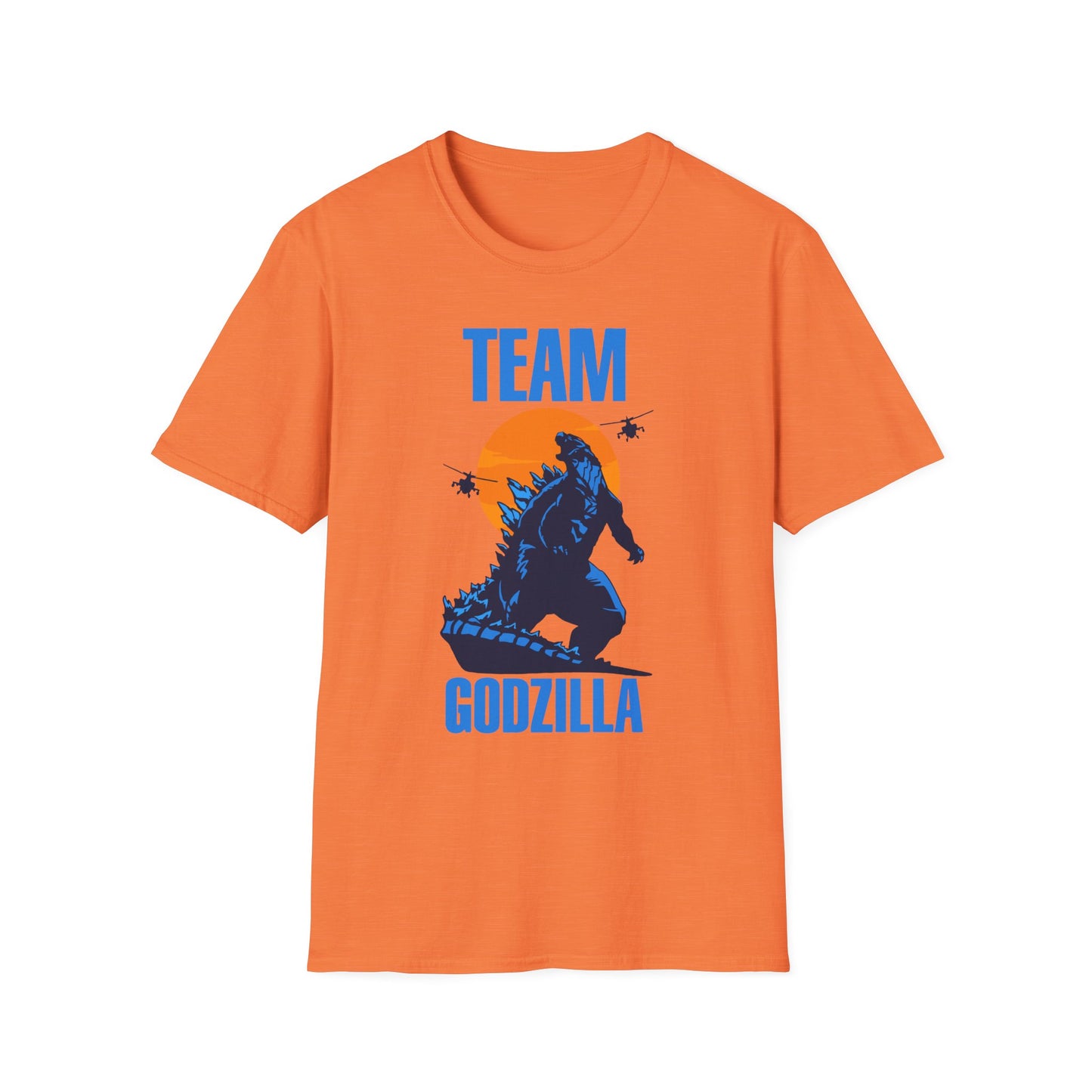 Team Godzilla Unisex Softstyle T-Shirt – Comfortable Graphic Tee for Movie Fans