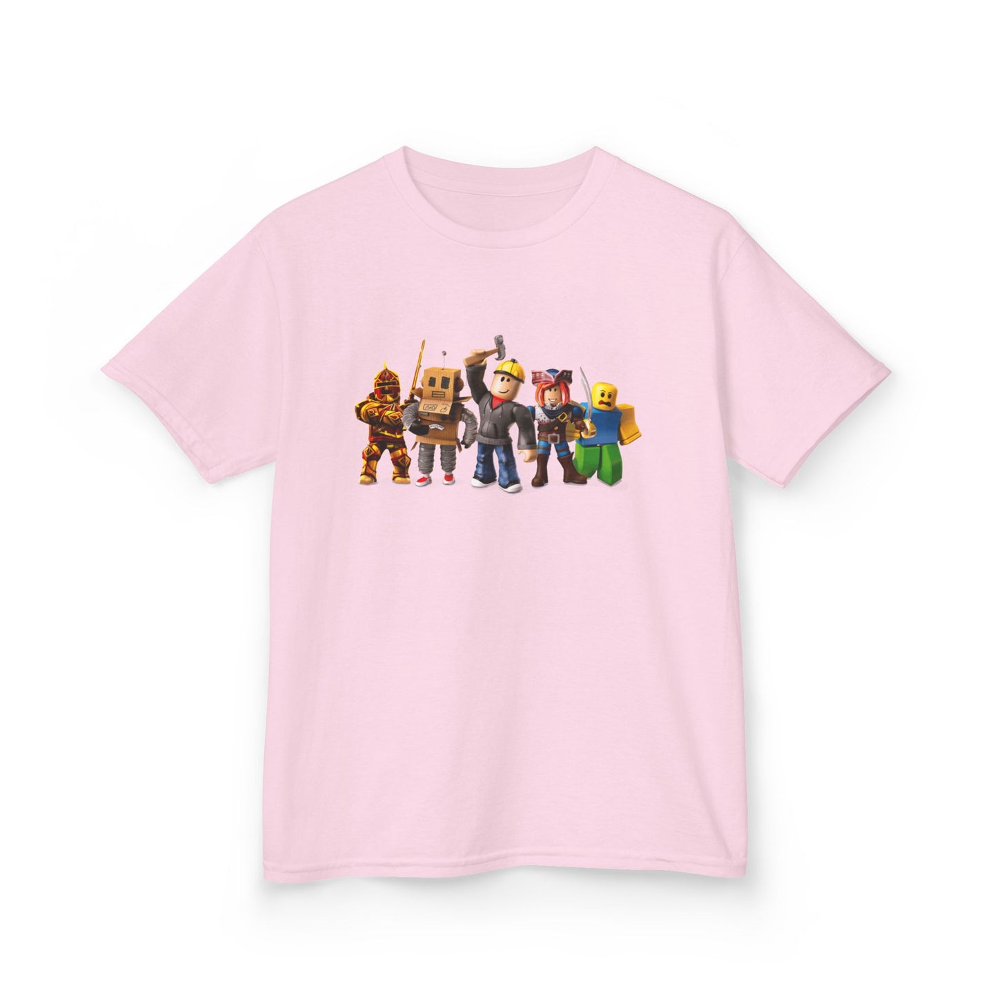 Minecraft Characters Kids Tee, Gamer T-Shirt, Fun Casual Wear, Birthday Gift, Children's Apparel