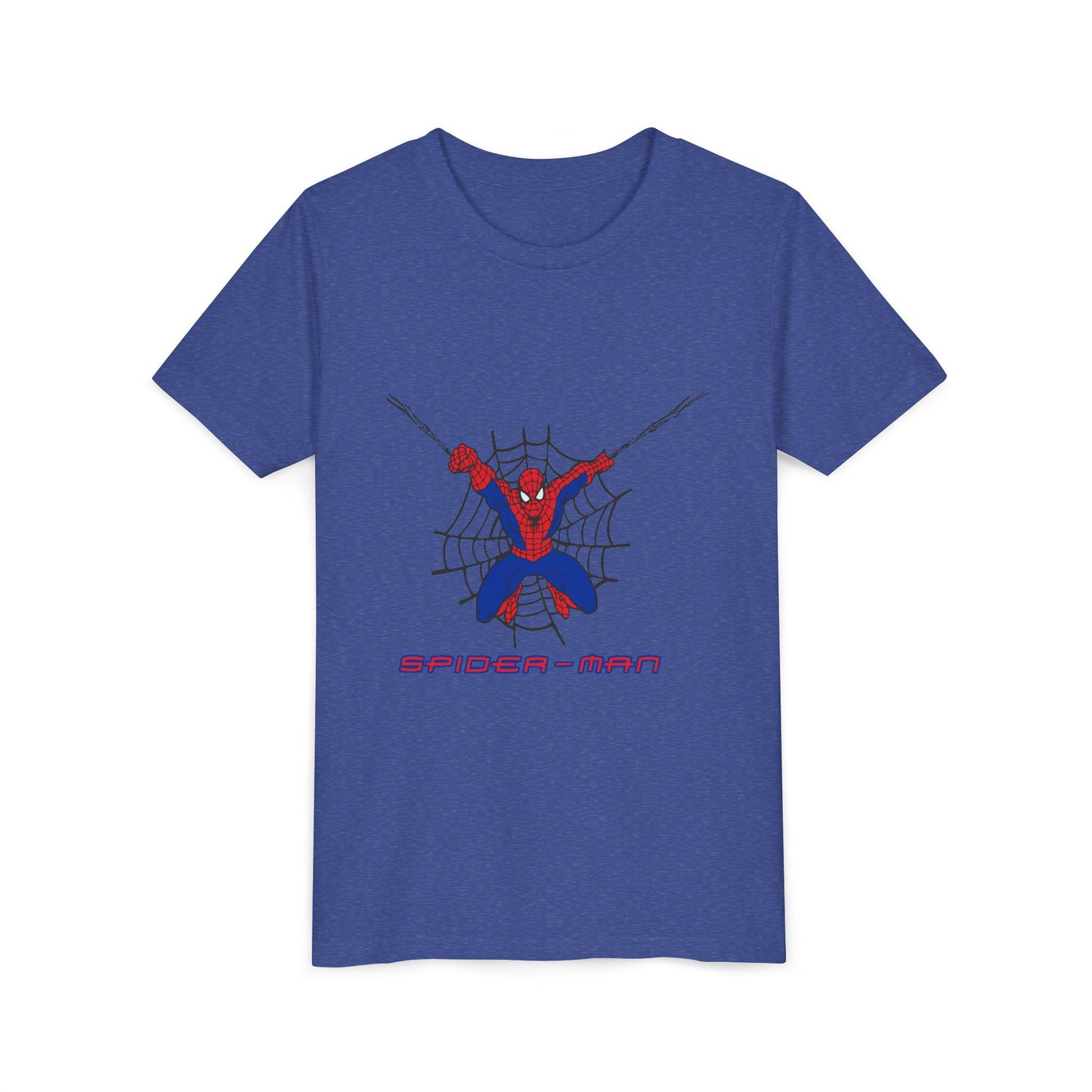 Spider-Man Youth Short Sleeve Tee - Fun Graphic Tee for Kids, Superhero Shirt, Birthday Gift, Comic Theme Apparel, Playtime Wear