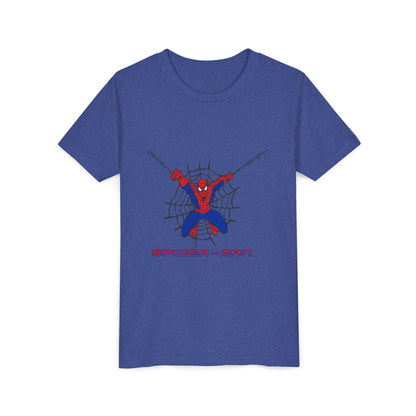 Spider-Man Youth Short Sleeve Tee - Fun Graphic Tee for Kids, Superhero Shirt, Birthday Gift, Comic Theme Apparel, Playtime Wear