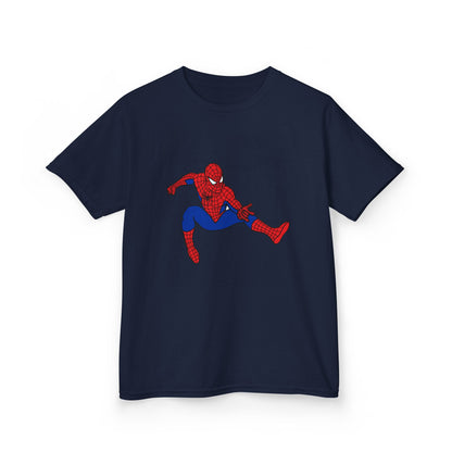 Kids Spiderman Tee, Fun Kids T-Shirt, Superhero Cotton Shirt, Birthday Gift, Kids Party Wear