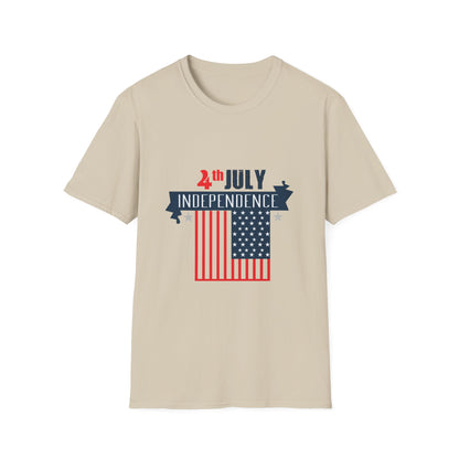 Independence Day Unisex T-Shirt, 4th of July Tee, Holiday Shirt, Patriotic Apparel, Summer Celebration Wear