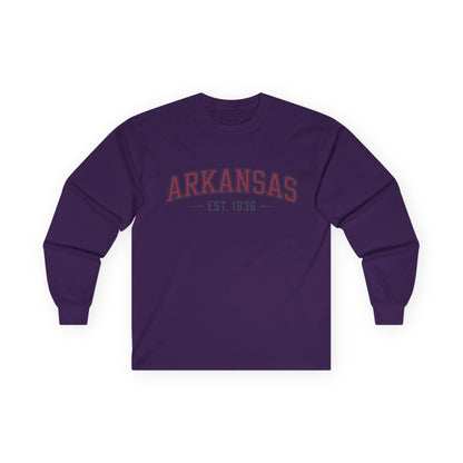 Arkansas EST. 1836 Long Sleeve Tee