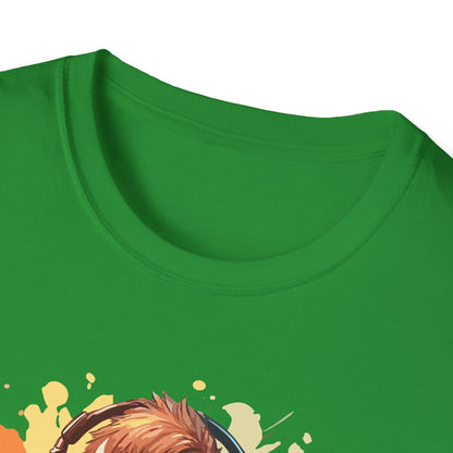 Skull Gamer T-Shirt, Unisex Softstyle Tee, Video Game Shirt, Gift for Gamers, Cool Graphic Tee, Halloween Style Shirt