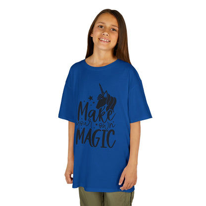 Kids Unicorn Magic Tee - 'Make Your Own Magic' Cotton Shirt