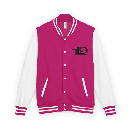Trendy Unisex Heavyweight Letterman Jacket with Art Design