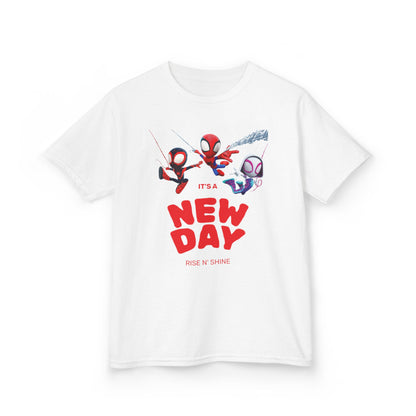 Superhero Kids T-Shirt, Fun Cotton Tee for Boys and Girls, Birthday Gift, Casual Wear, Everyday Style, Spider-Man Inspired Tee