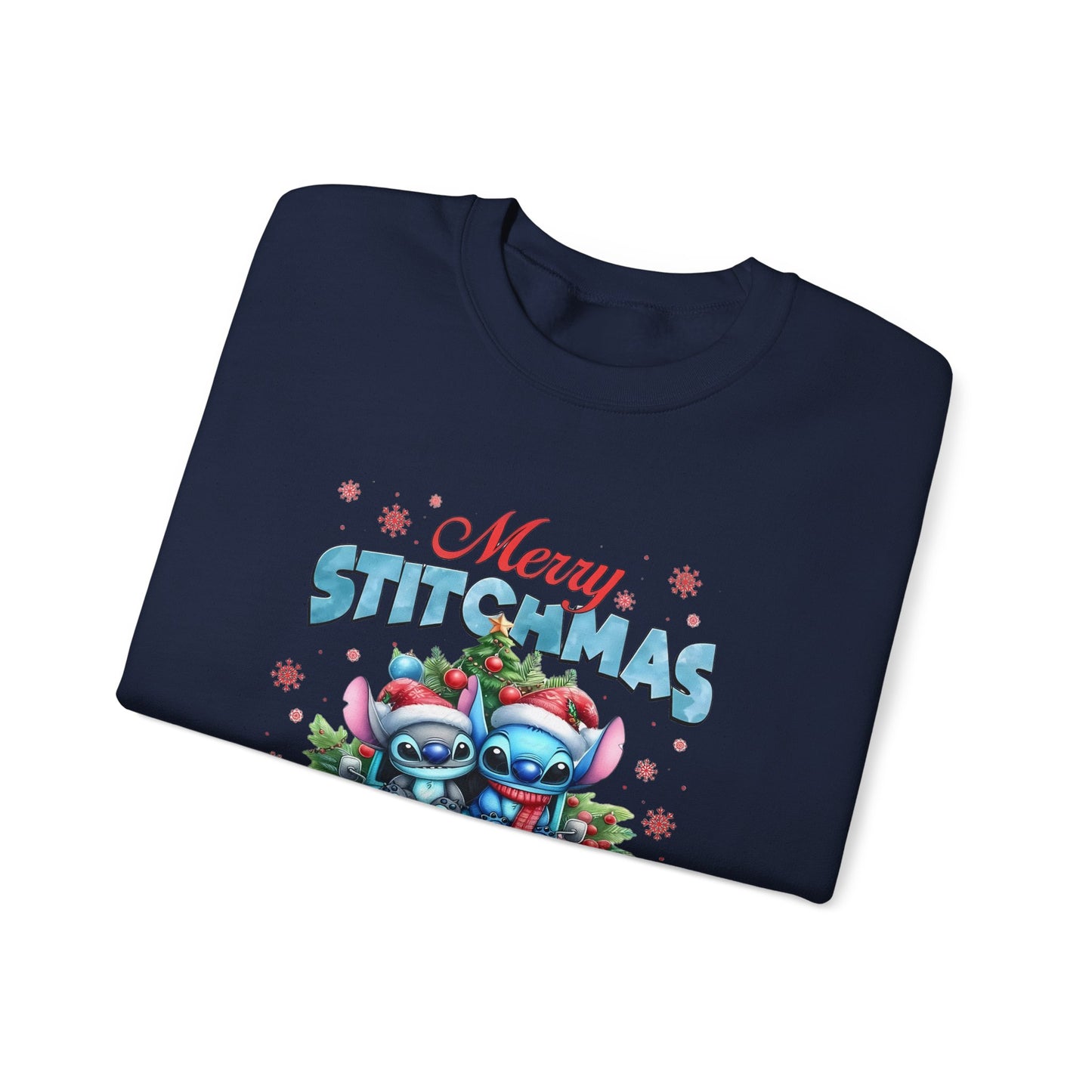 Merry Stitchmas Sweatshirt – Cute Stitch Holiday Crewneck