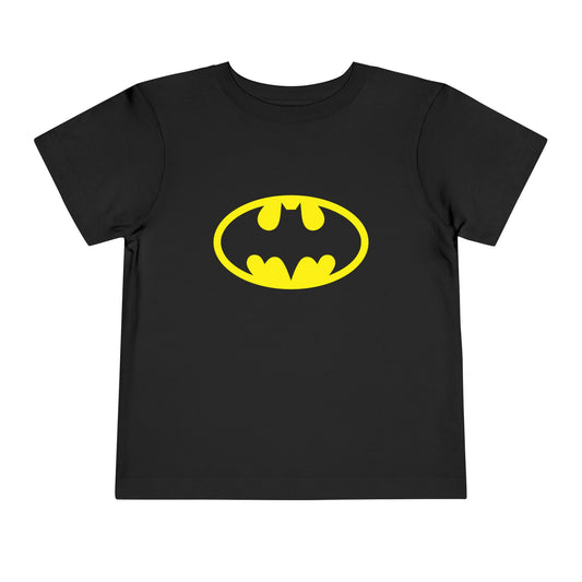 Batman Toddler Short Sleeve Tee - Superhero Shirt for Kids, Birthday Gift, Adventure Wear, Playtime Apparel, Comic Fan Clothing