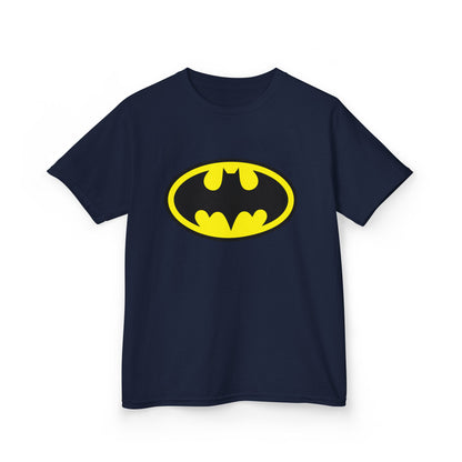 Batman Kids Tee, Superhero Shirt for Boys, Fun Graphic T-Shirt, Birthday Gift, Comic Style Apparel