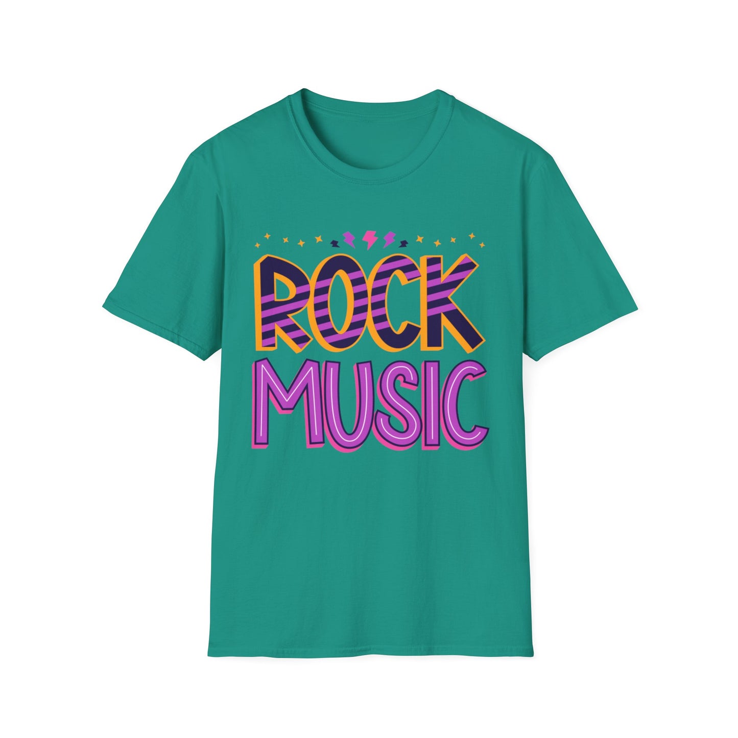 Rock Music Unisex Softstyle T-Shirt | Perfect for Concerts, Music Lovers, Gifts, Casual Wear, Festivals