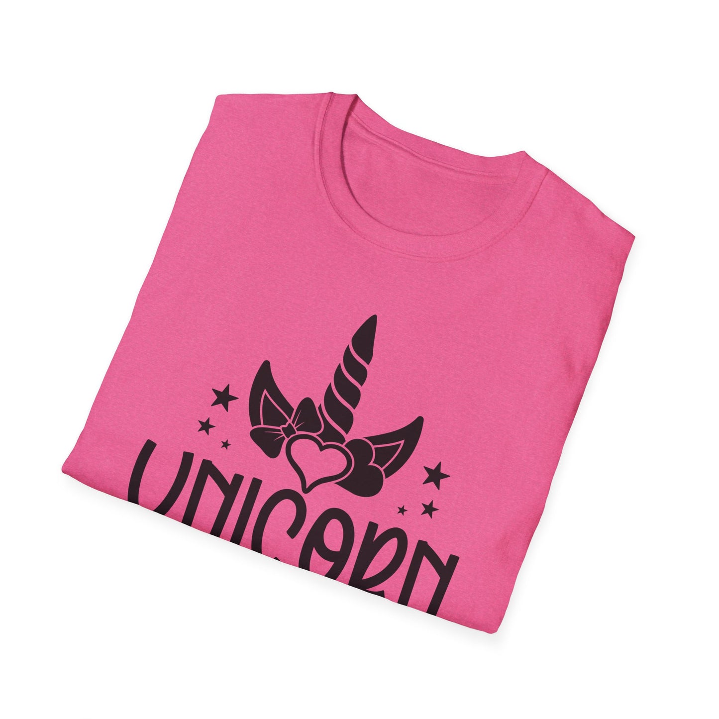 Unicorn Girl Softstyle T-Shirt for Kids & Teens - Cute Fantasy Tee