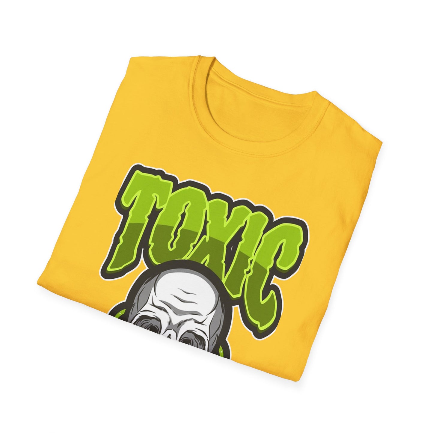 Toxic Skull Graphic Tee - Unisex Softstyle T-Shirt