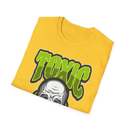 Toxic Skull Graphic Tee - Unisex Softstyle T-Shirt