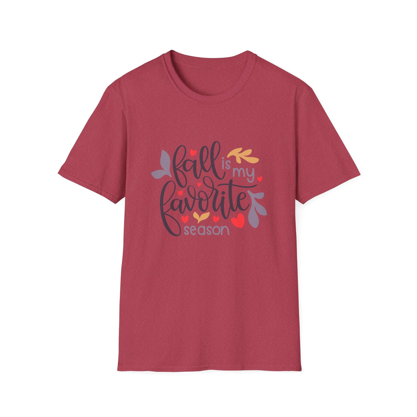 Fall is My Favorite Season Unisex T-Shirt | Autumn Tee, Seasonal Gift, Cozy Wear, Thanksgiving Apparel, Fall Fashion