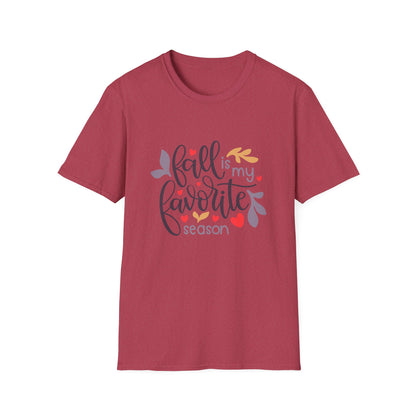 Fall is My Favorite Season Unisex T-Shirt | Autumn Tee, Seasonal Gift, Cozy Wear, Thanksgiving Apparel, Fall Fashion