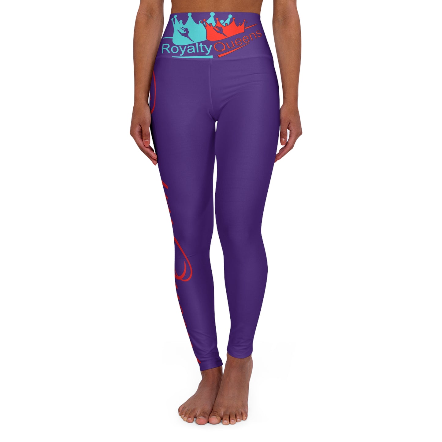 Royalty Queens High Waisted Yoga Leggings - Empower Your Fitness Style