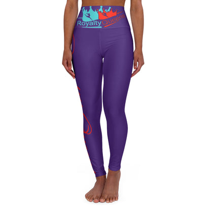 Royalty Queens High Waisted Yoga Leggings - Empower Your Fitness Style
