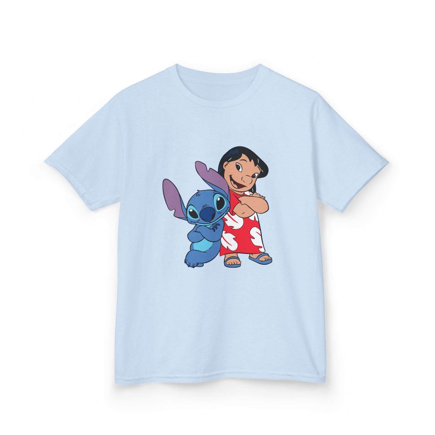 Kids Hawaiian Style T-Shirt with Stitch and Lilo