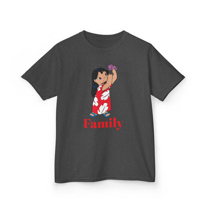 Kids Family Tee, Cute Kids T-Shirt, Family Bonding Shirt, Birthday Gift for Kids, Cute Family Design Tee