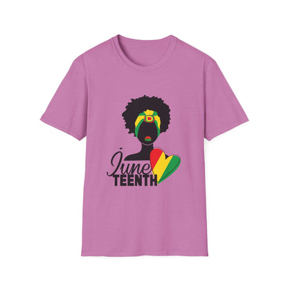 Juneteenth Celebration T-Shirt, Unisex Softstyle Tee, African American Pride Shirt, Freedom Day Apparel, Black History Month Gift