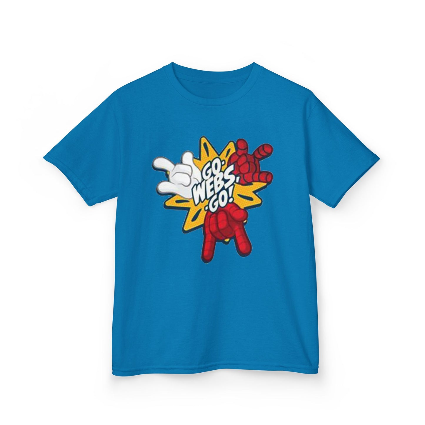 Kids Superhero Graphic Tee - Go Webs Go!
