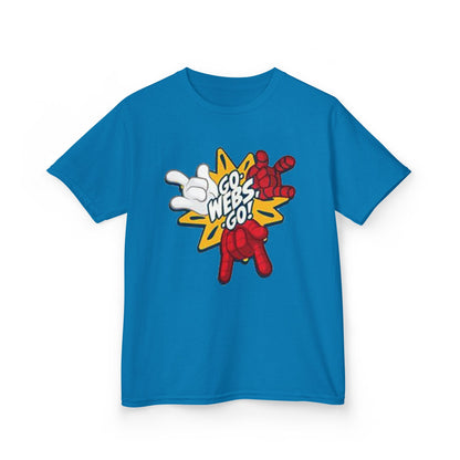 Kids Superhero Graphic Tee - Go Webs Go!