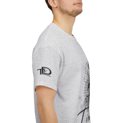 Unisex Heavy Cotton Tee - Time Designs Dollar Clock Graphic T-Shirt