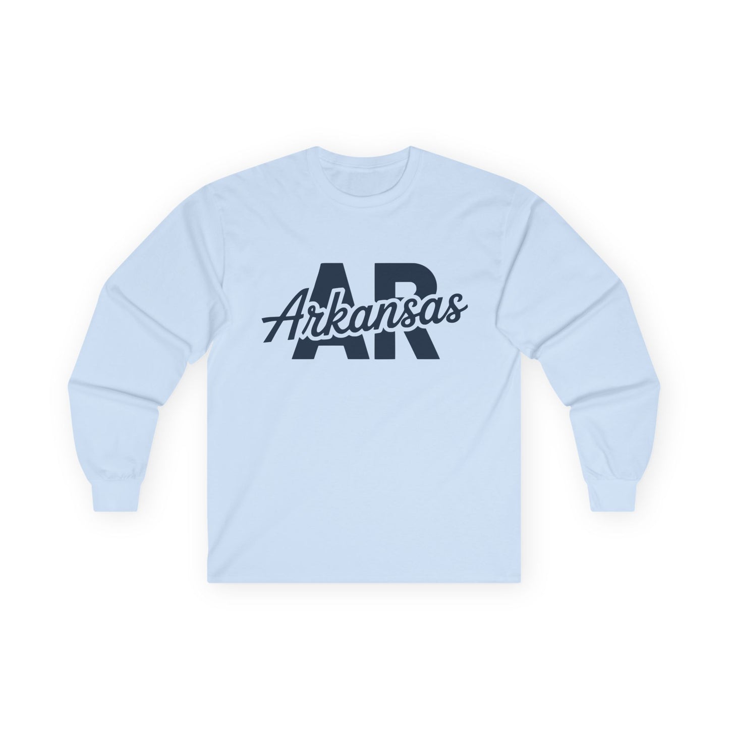 Arkansas AR Script Long Sleeve Tee