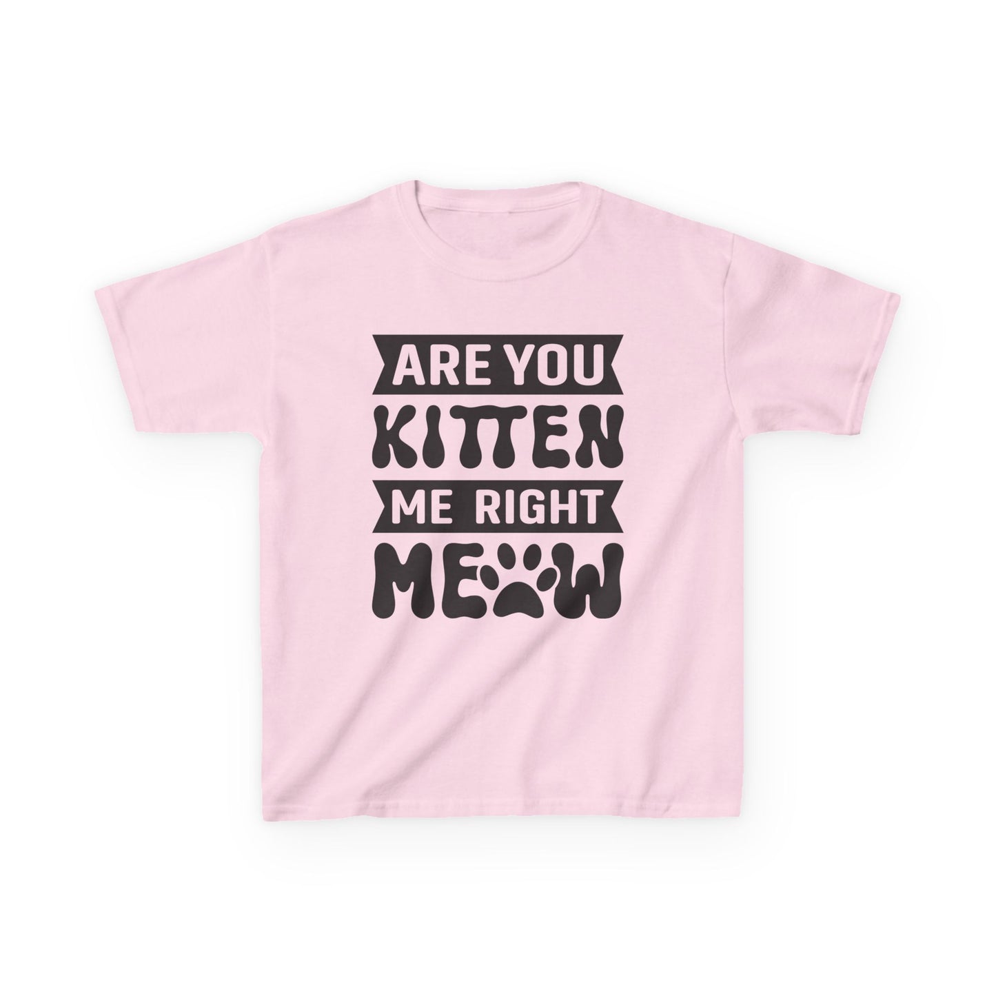 Cute Kids Tee - "Are You Kitten Me Right Meow" T-Shirt for Cat Lovers, Birthday Gift, Funny Pet Shirt, Kids' Humor Clothing, Animal [...]