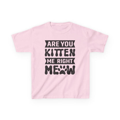 Cute Kids Tee - "Are You Kitten Me Right Meow" T-Shirt for Cat Lovers, Birthday Gift, Funny Pet Shirt, Kids' Humor Clothing, Animal [...]