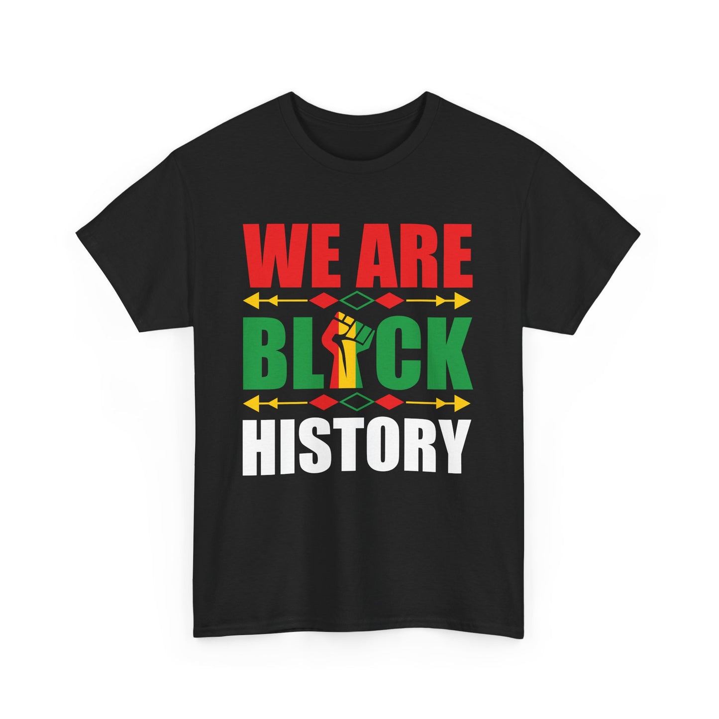 Unisex Heavy Cotton Tee - WE ARE BLACK HISTORY - Statement Tee, Celebrate Black History Month, Cultural Pride Apparel, Gift for [...]