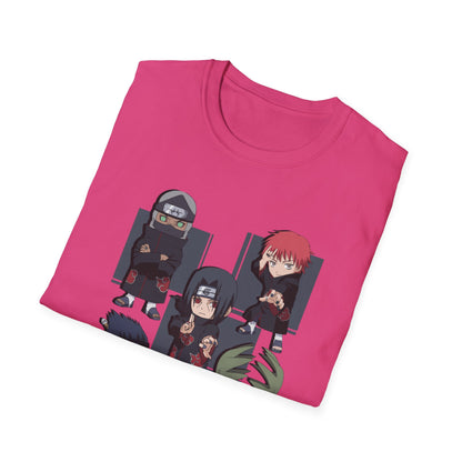 Anime Character Unisex Softstyle T-Shirt - Cool Graphic Tee for Fans